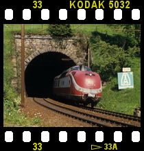 601 004-5 am 13.06.1987 am Leidegg-Tunnel.